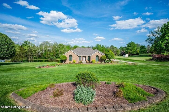 360 Rockcastle Villa, Shepherdsville, KY 40165 - ranch-style home with a front yard