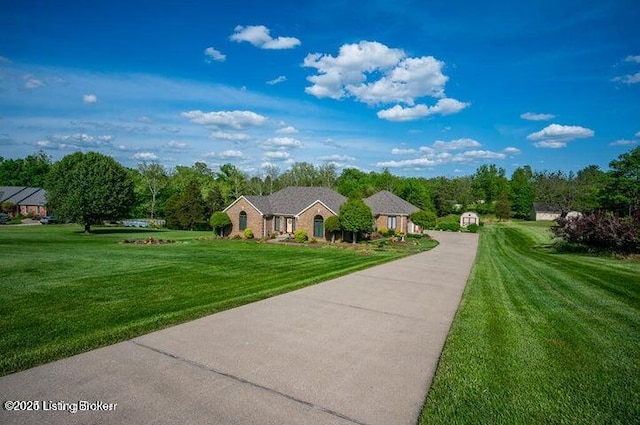 360 Rockcastle Villa, Shepherdsville, KY 40165 - ranch-style home with a front lawn
