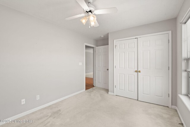 1501 Eagle Nest Way, Lyndon, KY 40222 - unfurnished bedroom featuring carpet flooring, baseboards, and a closet