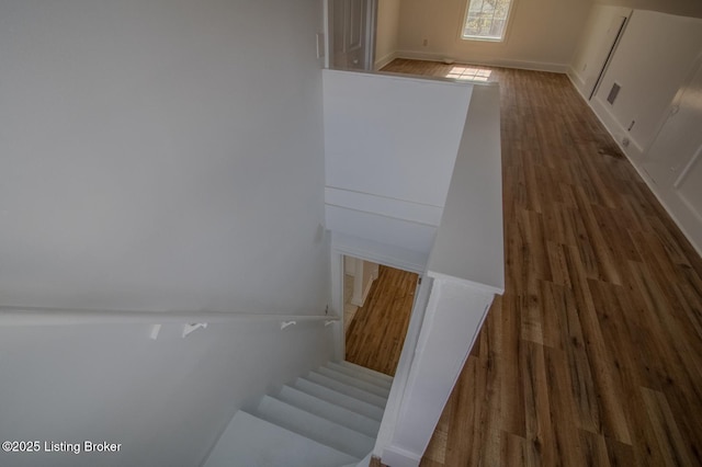 1301 Central Ave, Louisville, KY 40215 - stairs featuring wood finished floors