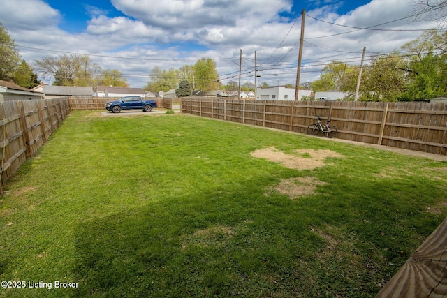 1301 Central Ave, Louisville, KY 40215 - view of yard with a fenced backyard