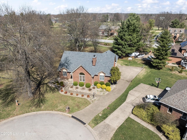 6709 Wild Fox Ln, Prospect, KY 40059 - bird's eye view featuring a residential view