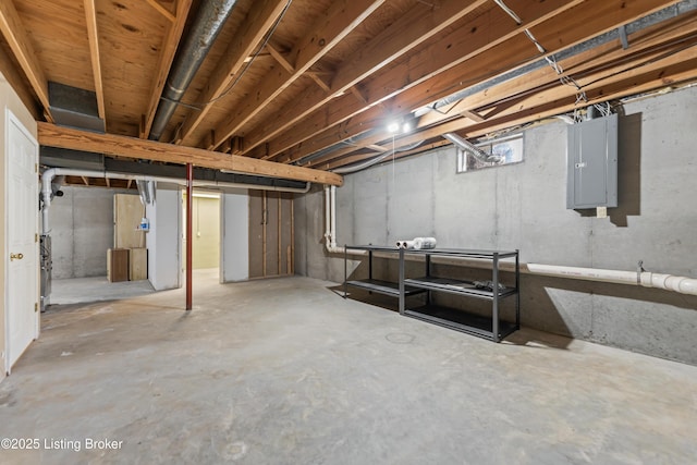 6709 Wild Fox Ln, Prospect, KY 40059 - unfinished below grade area featuring electric panel