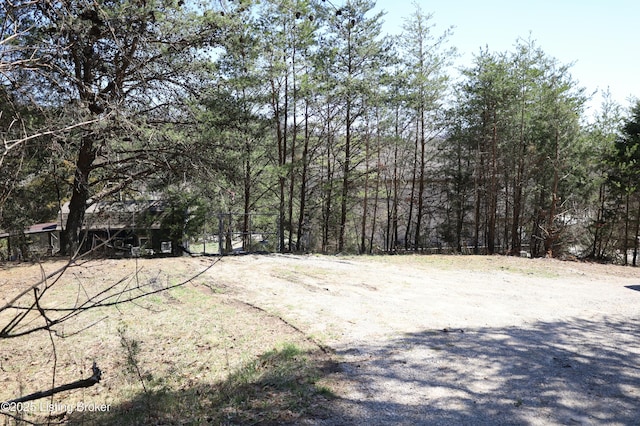 view of road