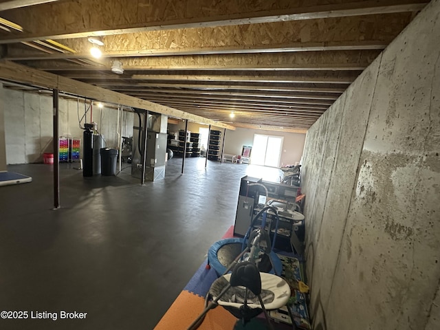 4177 Fairgrounds Rd, Brandenburg, KY 40108 - below grade area featuring heating unit