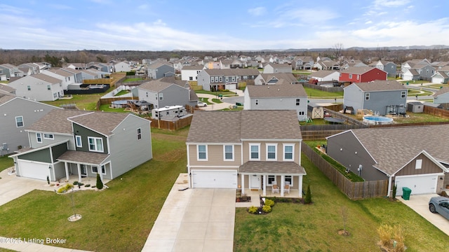 115 Shadow Rock Ct, Shepherdsville, KY 40165 - birds eye view of property featuring a residential view