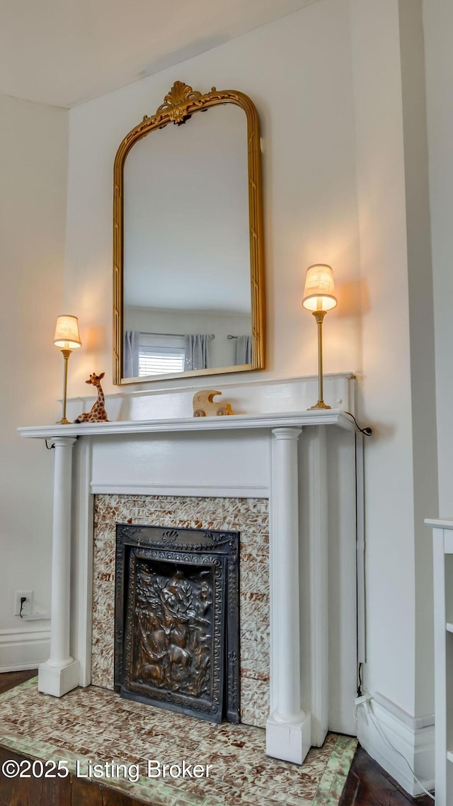 4742 Southern Pkwy, Louisville, KY 40214 - details with a premium fireplace