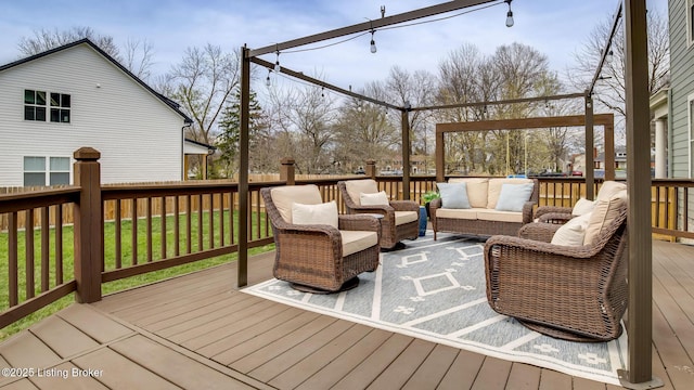 4742 Southern Pkwy, Louisville, KY 40214 - deck with outdoor lounge area