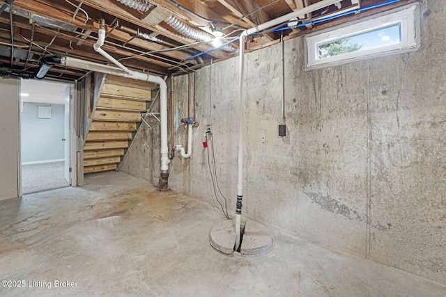 3217 Wellingmoor Ave, Louisville, KY 40218 - below grade area with stairway