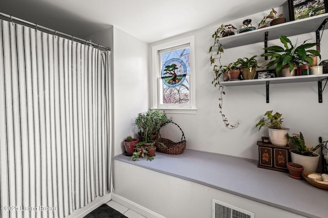 mudroom with visible vents