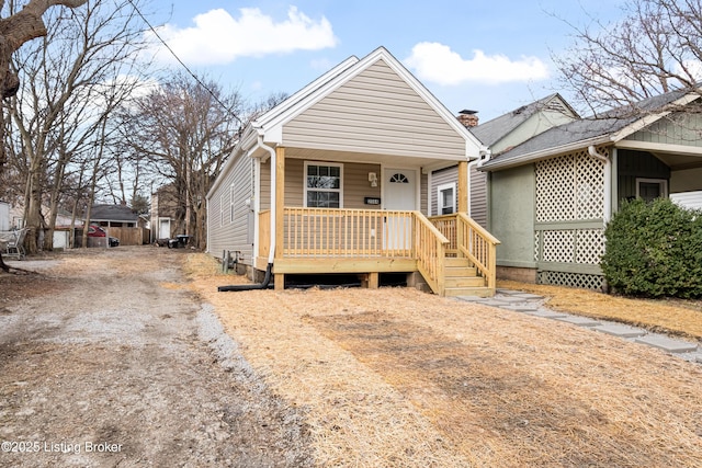 2064 Emmet Ave, Louisville, KY 40217 - view of front facade with a porch