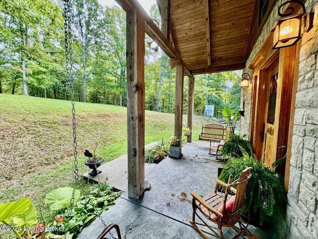 view of patio