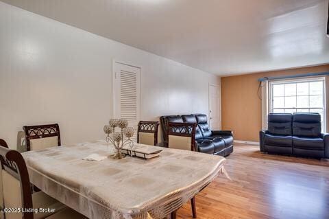 3307 Leith Ln Apt 3, Louisville, KY 40218 - dining space with wood finished floors