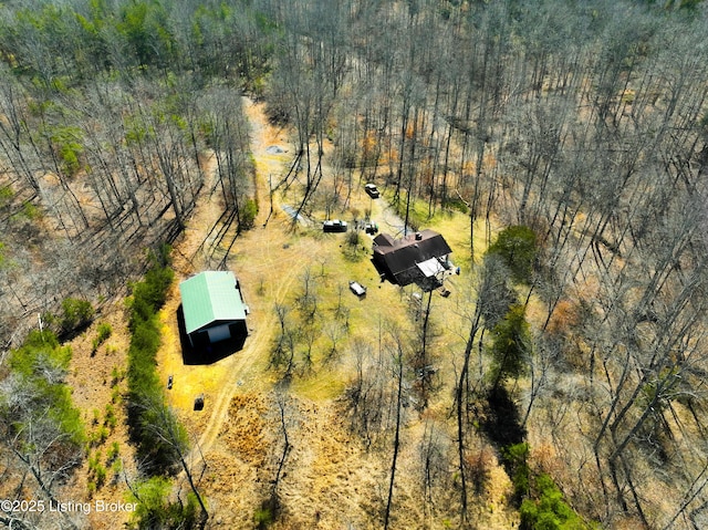 1147 Poplar Grove Rd, Buffalo, KY 42716 - birds eye view of property with a rural view
