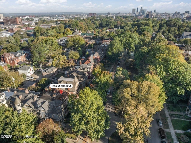 1466 Saint James Ct, Louisville, KY 40208 - bird's eye view featuring a city view