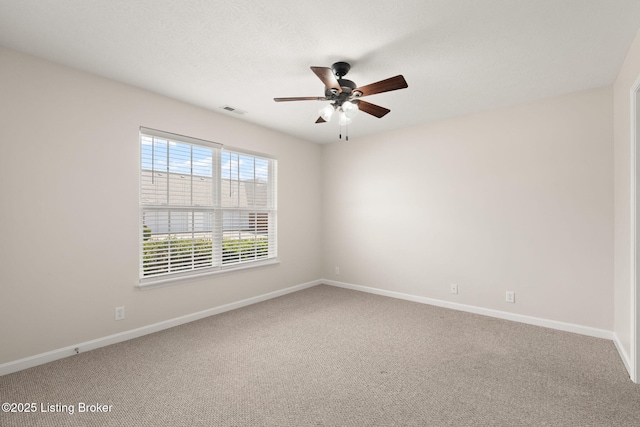 135C Michelle Dr, Shepherdsville, KY 40165 - spare room featuring carpet flooring, ceiling fan, and baseboards
