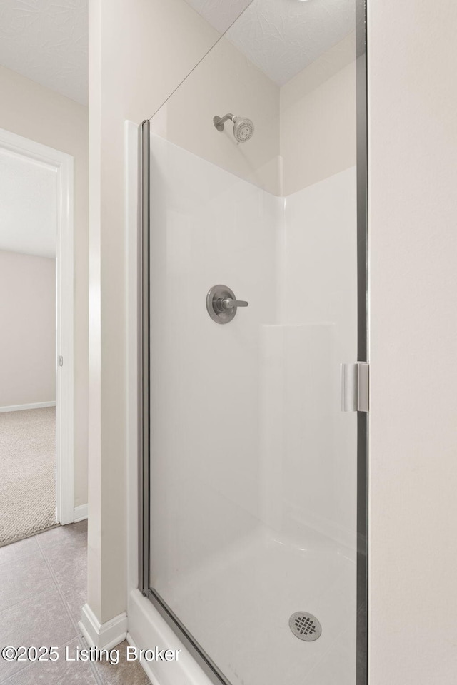 135C Michelle Dr, Shepherdsville, KY 40165 - full bath with baseboards and a stall shower