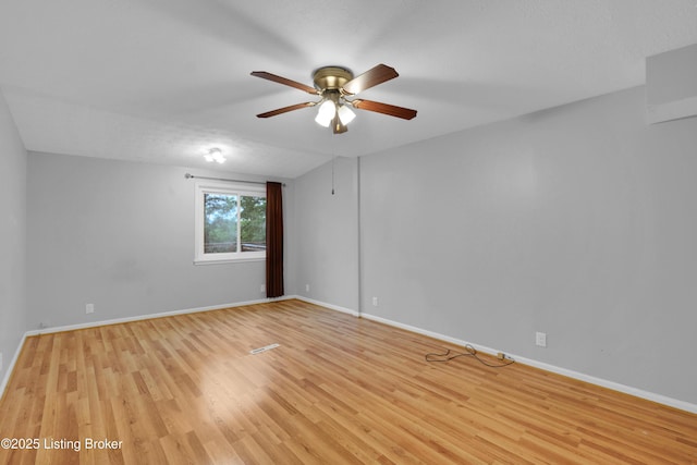 1468 Lakeshore Pkwy, Brandenburg, KY 40108 - empty room featuring ceiling fan and light wood-type flooring