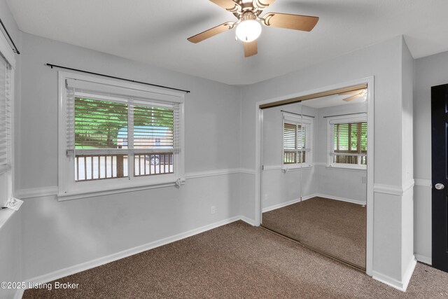 1468 Lakeshore Pkwy, Brandenburg, KY 40108 - carpeted spare room featuring a ceiling fan
