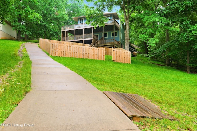 1468 Lakeshore Pkwy, Brandenburg, KY 40108 - view of yard featuring stairs