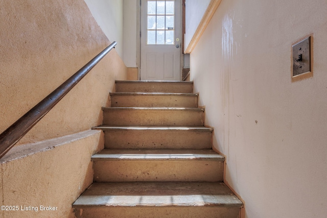 view of staircase