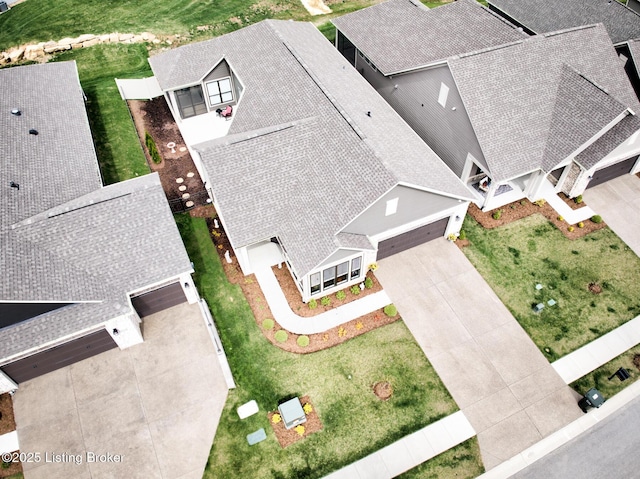 drone / aerial view