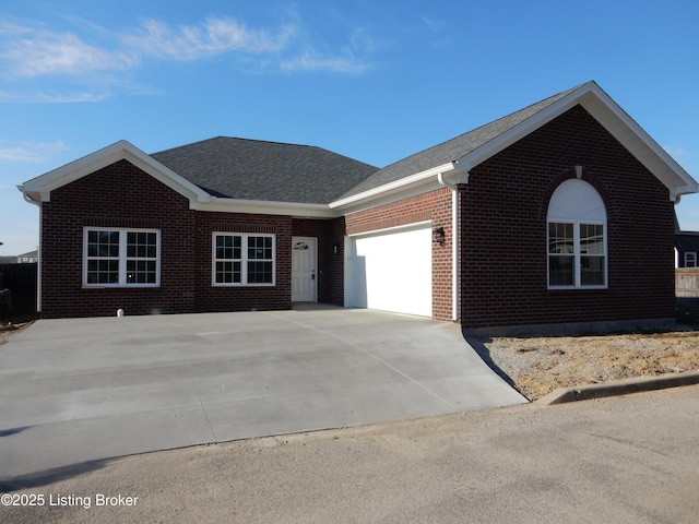 239 Bullitt Creek Dr Unit 12, Shepherdsville, KY 40165 - single story home featuring a garage, brick siding, and concrete driveway