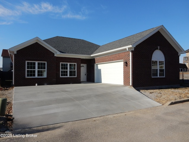 239 Bullitt Creek Dr Unit 12, Shepherdsville, KY 40165 - single story home with brick siding, concrete driveway, and an attached garage