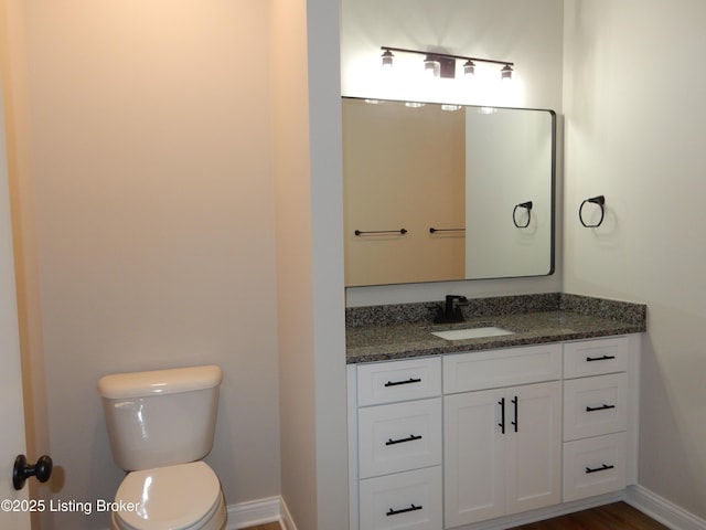 239 Bullitt Creek Dr Unit 12, Shepherdsville, KY 40165 - bathroom with baseboards, toilet, and vanity