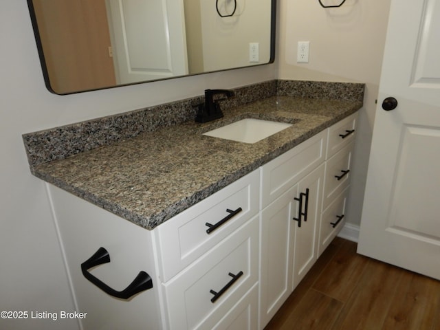 239 Bullitt Creek Dr Unit 12, Shepherdsville, KY 40165 - bathroom with vanity and wood finished floors
