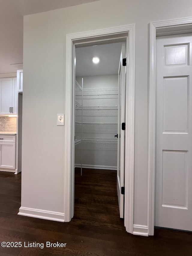 view of pantry