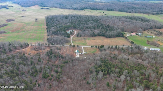 1400 Bewleyville Rosetta Rd, Irvington, KY 40146 - bird's eye view featuring a rural view