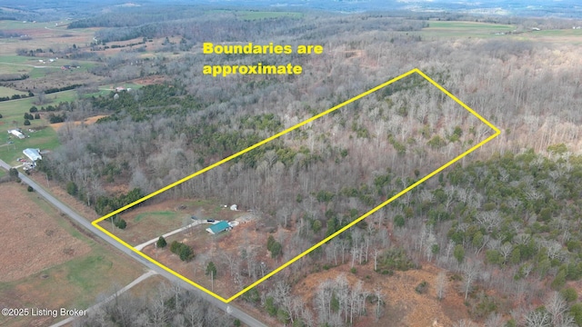 1400 Bewleyville Rosetta Rd, Irvington, KY 40146 - birds eye view of property featuring a rural view
