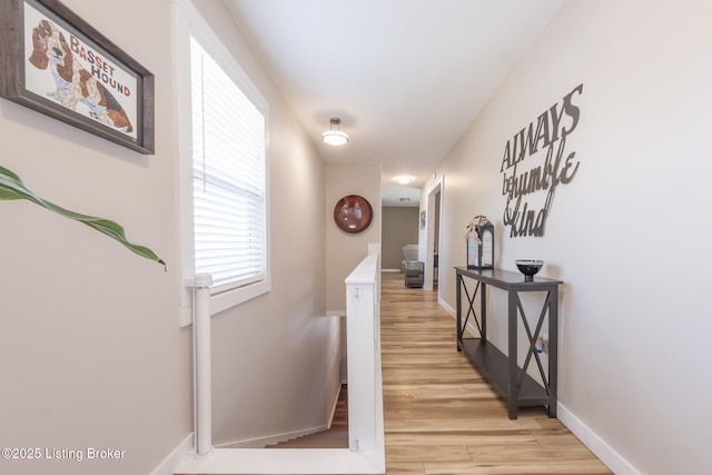 432 Four Seasons Rd, Falls Of Rough, KY 40119 - hall with light wood-style floors, baseboards, and healthy amount of natural light