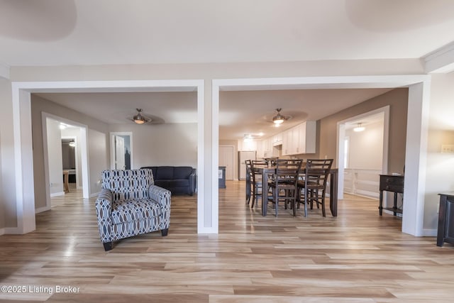 432 Four Seasons Rd, Falls Of Rough, KY 40119 - dining room with light wood-type flooring and baseboards