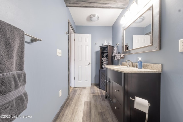 432 Four Seasons Rd, Falls Of Rough, KY 40119 - bathroom with wood finished floors and vanity