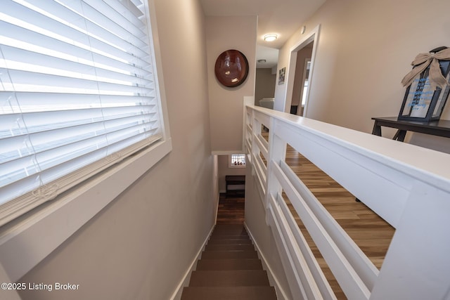 432 Four Seasons Rd, Falls Of Rough, KY 40119 - staircase with wood finished floors and baseboards