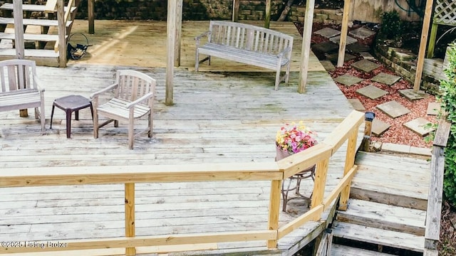 432 Four Seasons Rd, Falls Of Rough, KY 40119 - view of wooden deck