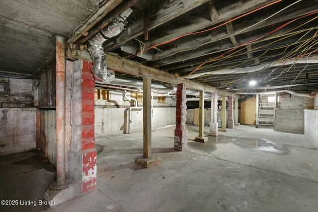 2203 Date St, Louisville, KY 40210 - view of unfinished basement