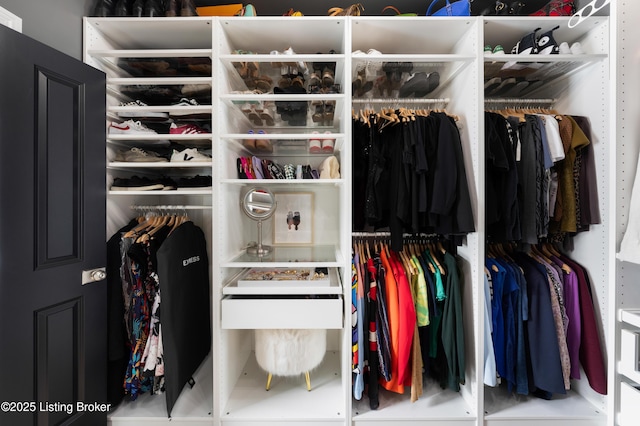 view of closet