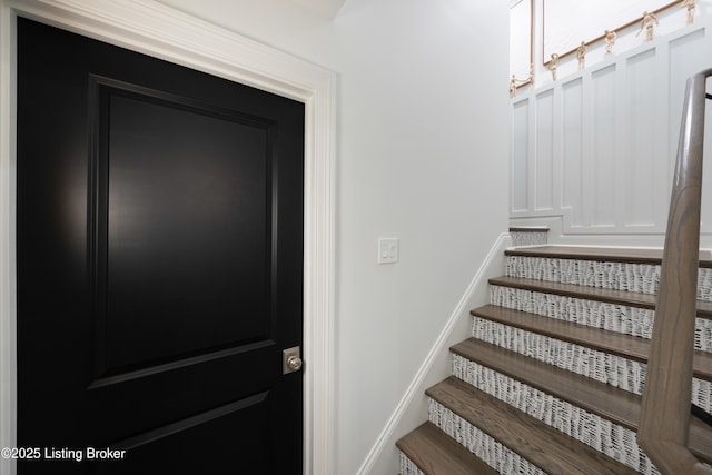 view of stairs