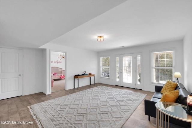 100 Bellemeade St, Brandenburg, KY 40108 - interior space with baseboards and wood finished floors