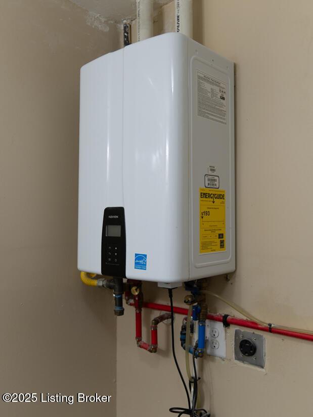 utilities featuring water heater