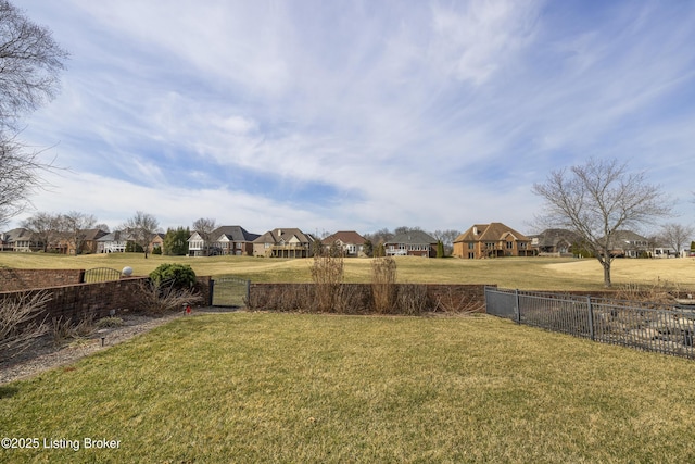12206 Bridgeway Ct, Sellersburg, IN 47172 - view of yard featuring fence and a residential view