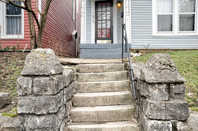 view of exterior entry