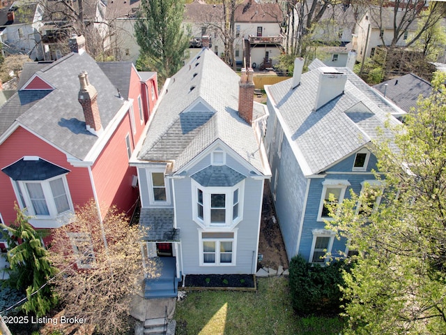 drone / aerial view