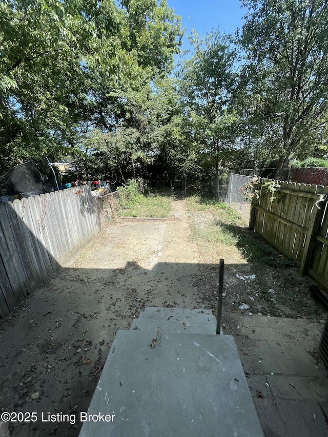 5001 Wabash Pl, Louisville, KY 40214 - view of yard with a patio and a fenced backyard