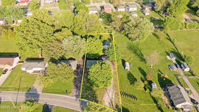 6515 Upper Hunters Trce, Louisville, KY 40216 - drone / aerial view with a residential view