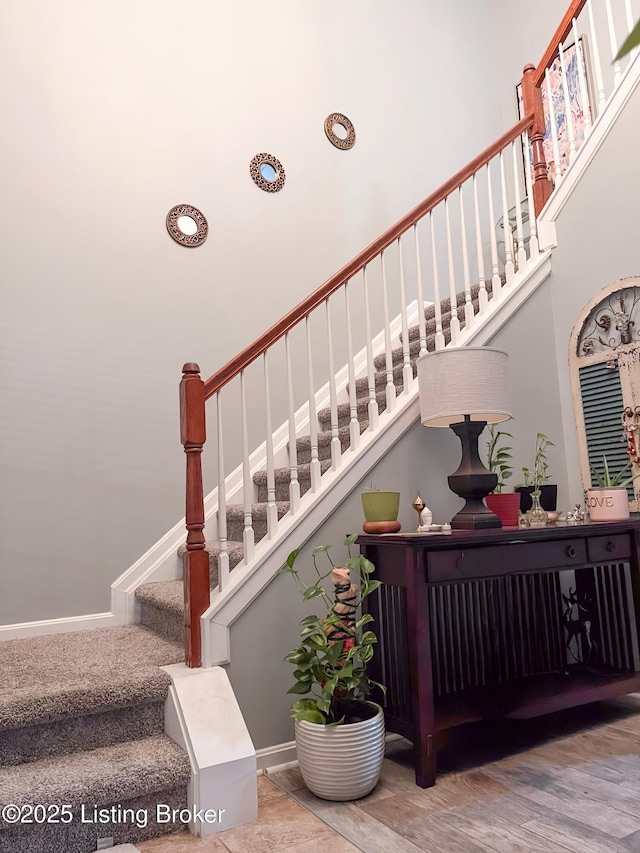 view of staircase
