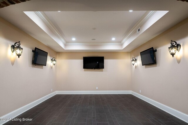 10900 Meeting St, Prospect, KY 40059 - interior space featuring visible vents, ornamental molding, baseboards, and recessed lighting